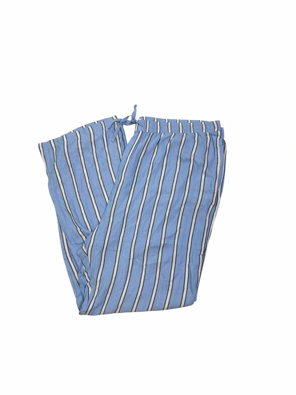 P.J. Salvage Stripe Woven Pajama Lounge Set Periwinkle Blue